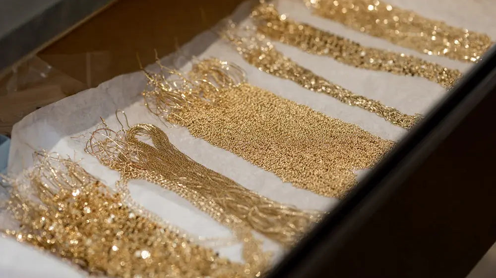 Nos bijoux au prix le plus bas. Ici, nos chaines en plaqué or