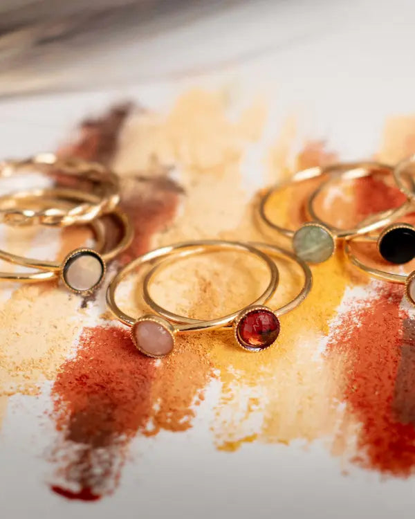 gauhart bijoux bague ami or pierre