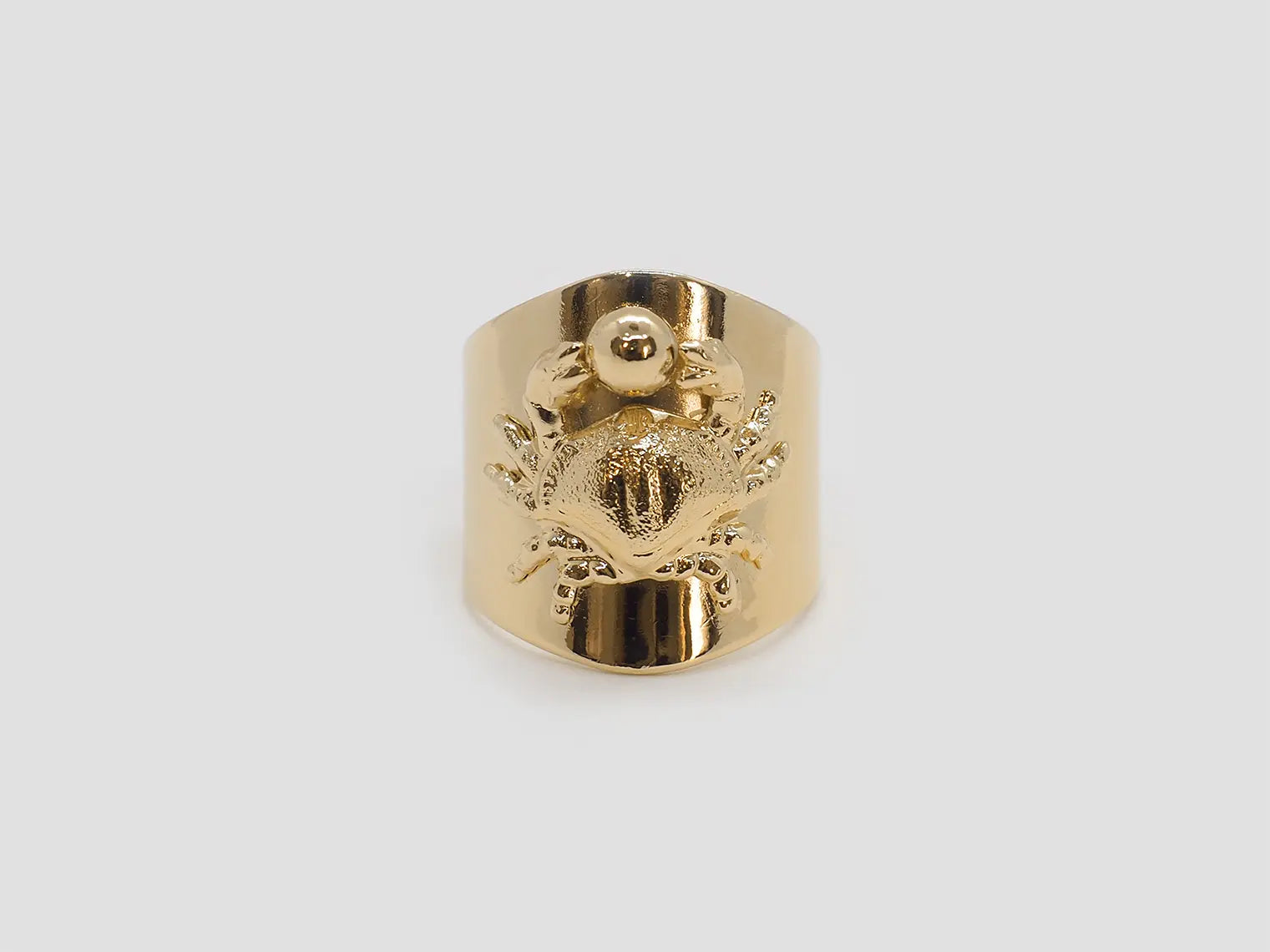 gauhart bijoux keda crabe ajustable doré