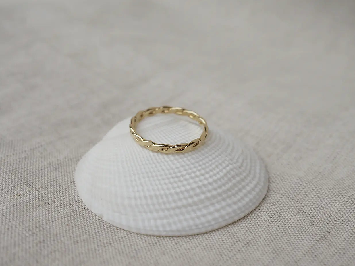 gauhart bijoux dheli torsadé laiton doré