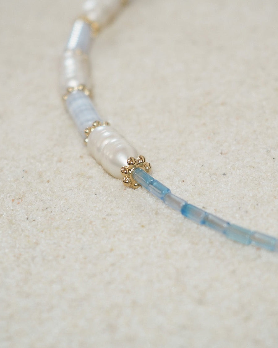 collier bijoux fait main rouen calcédoine