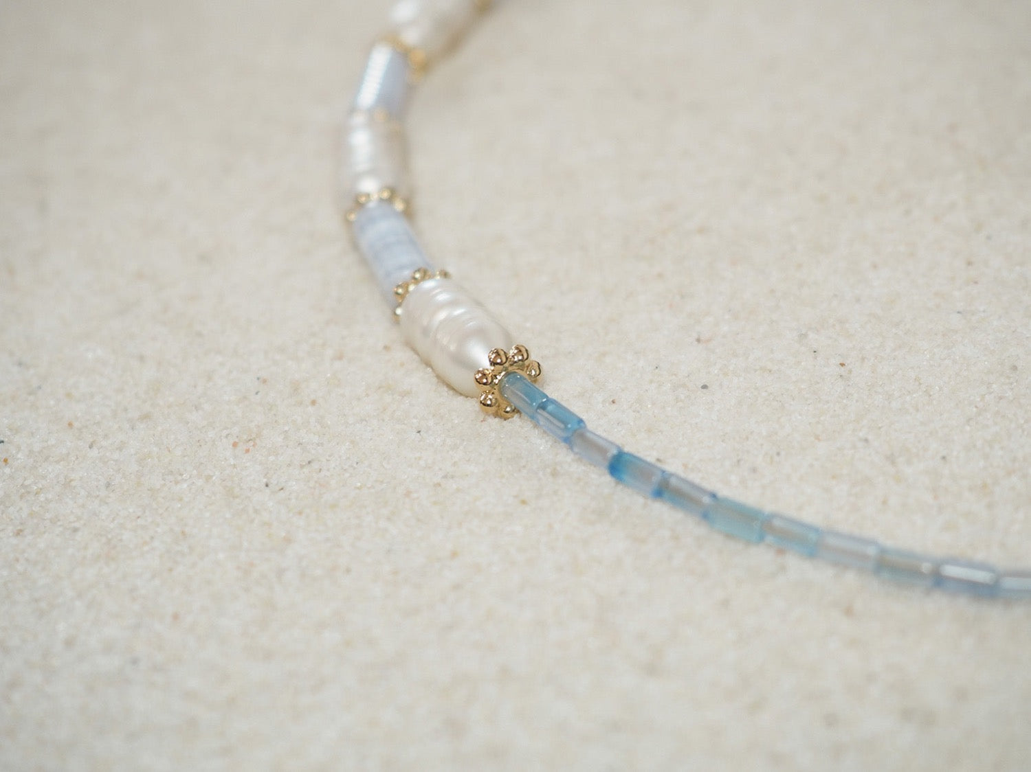 collier bijoux fait main rouen calcédoine