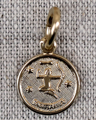 gauhart médaille pendentif astrologique signe zodiac or sagittaire sagittarius