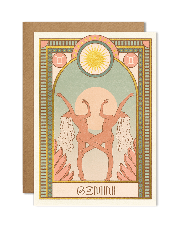 carte signe astrologique gémeau