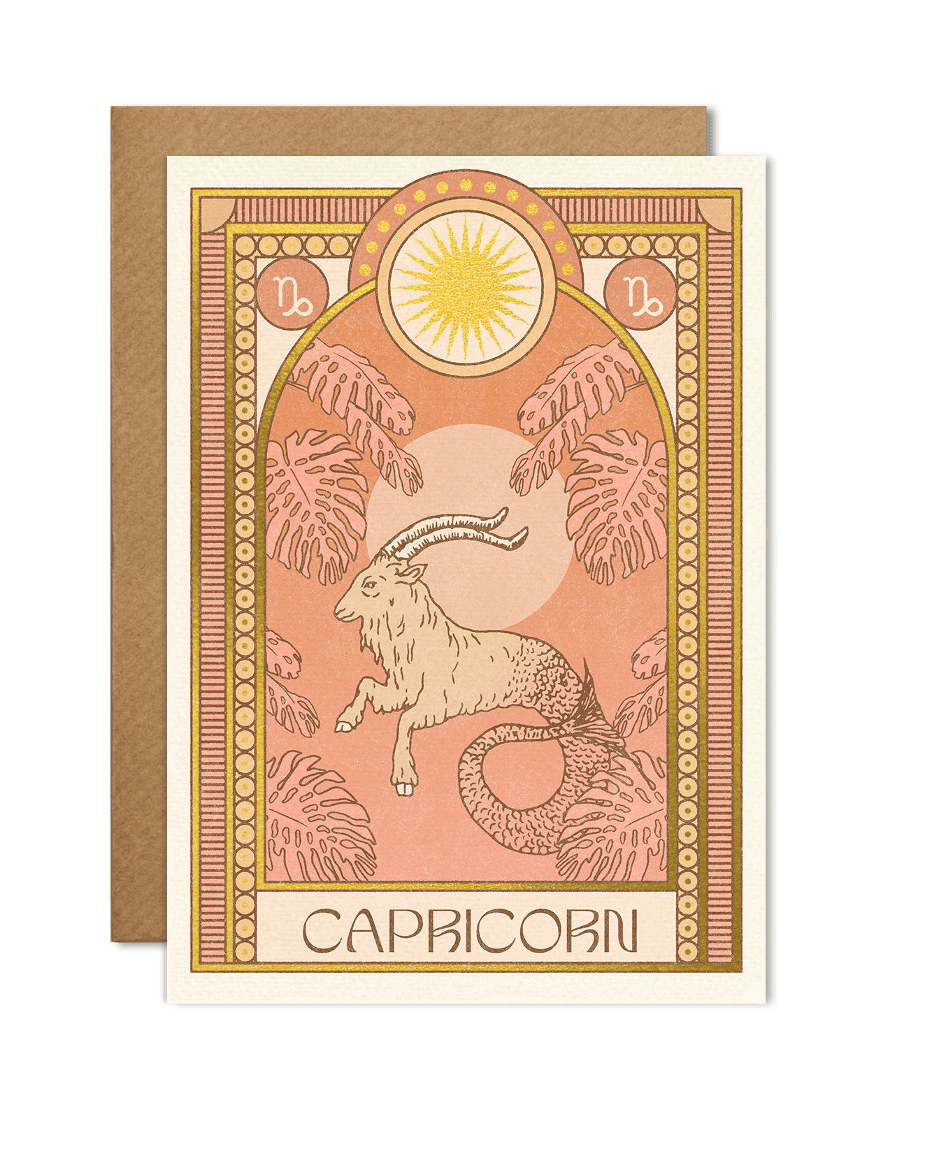 carte du signe astrologique capricorne