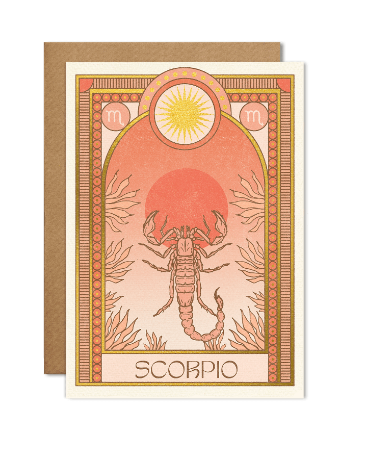 carte signe astrologique illustrée