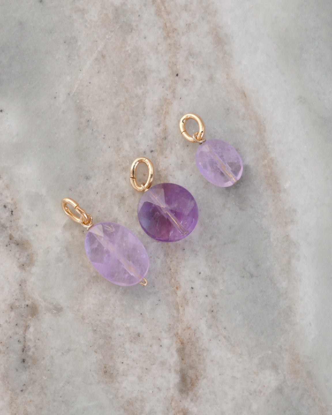 gauhart pendentif pampilles améthyste violet