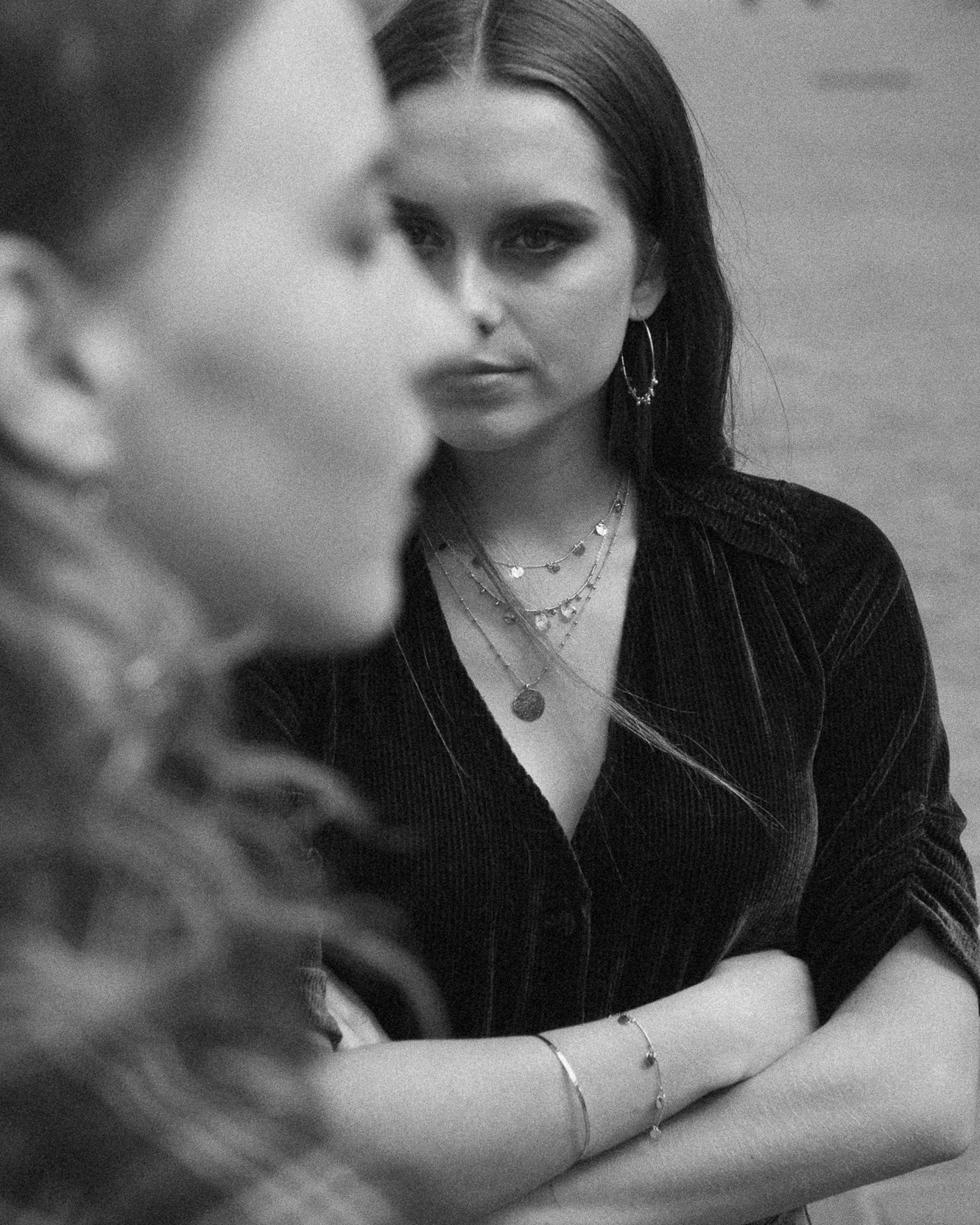 gauhart bracelet akora chaine dore or pampilles rondes