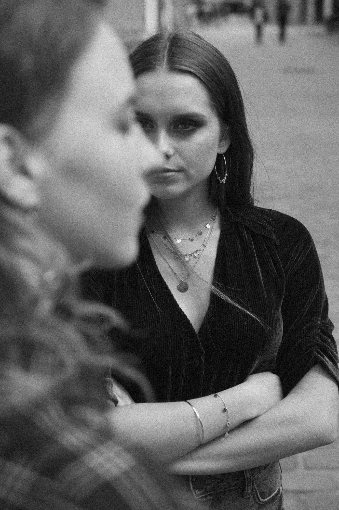 gauhart bracelet akora chaine dore or pampilles rondes