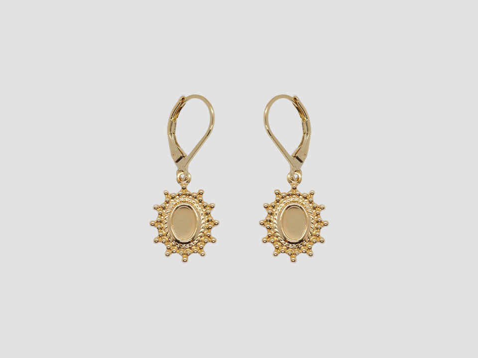 gauhart bijoux boucles d'oreilles dormeuses sanka pampille fleurs