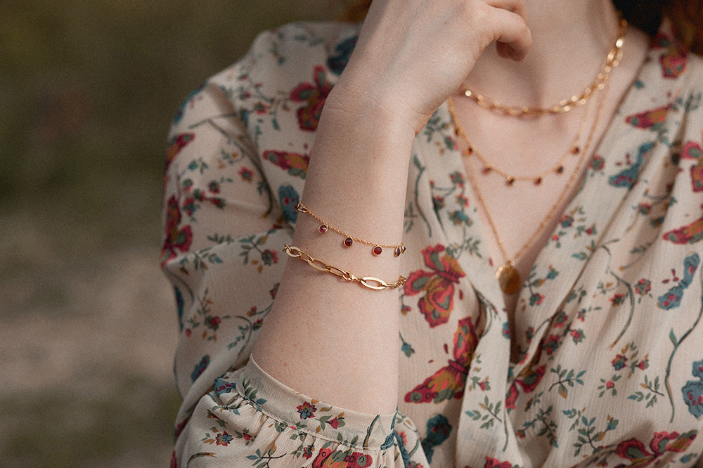 gauhart bracelet dharati chaine dore or maille