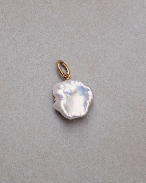 gauhart pampille pendentif perle de culture irrégulière originale