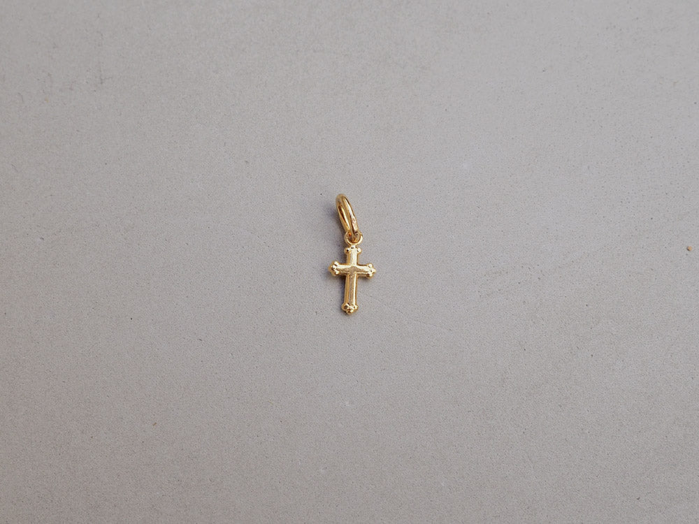 gauhart pendentif pampille croix or doré
