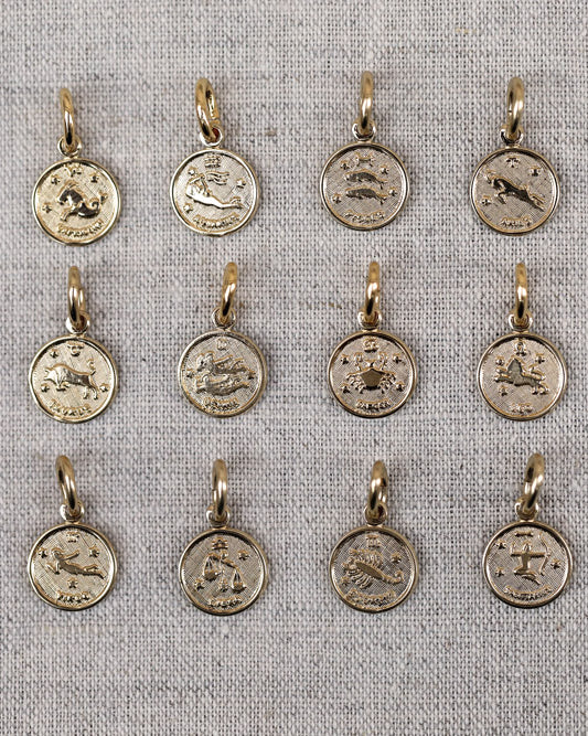 gauhart médaille pendentif astrologique signe zodiac or