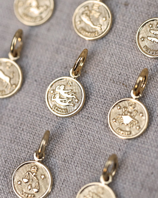 gauhart médaille pendentif astrologique signe zodiac or