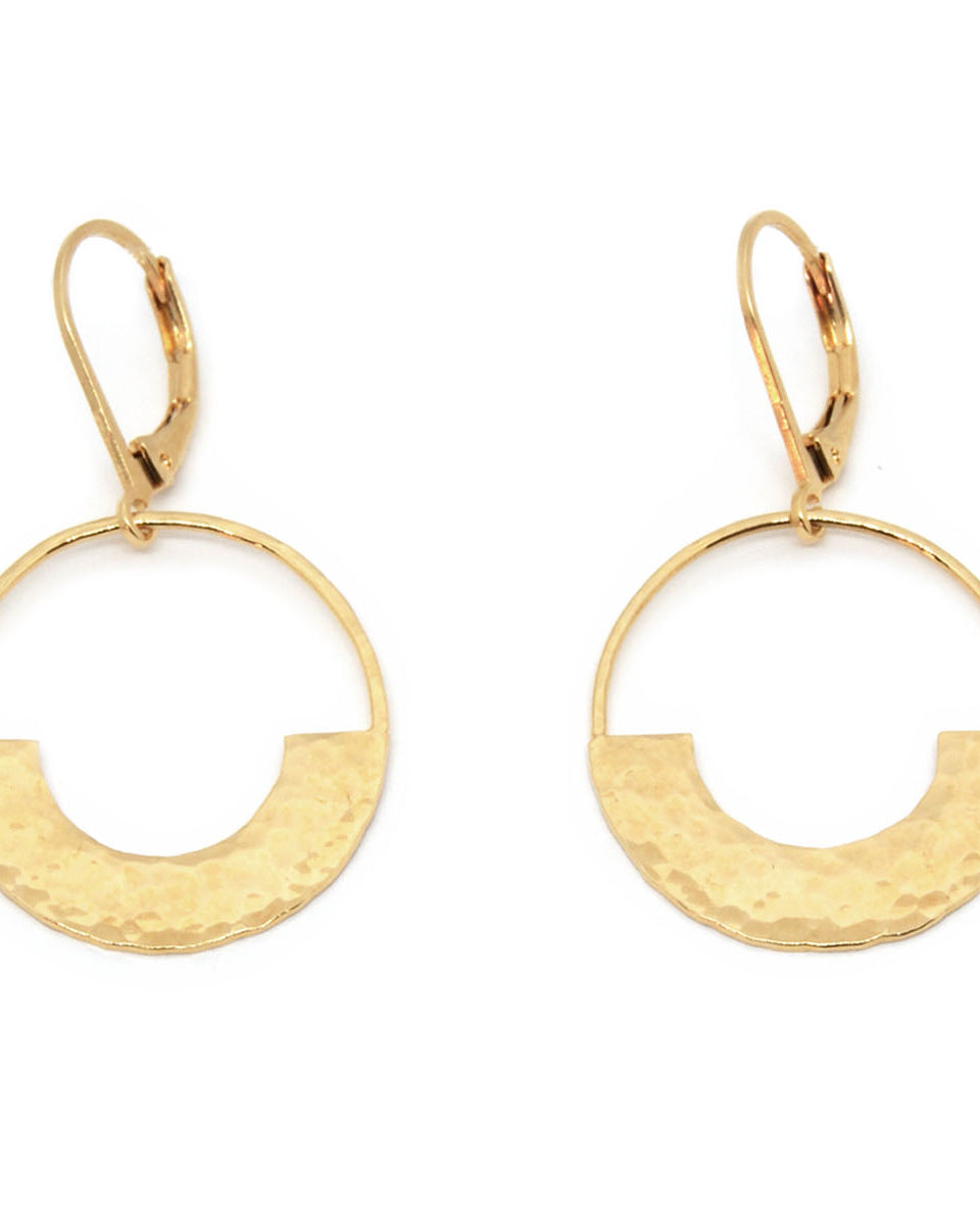 gauhart bijoux boucles d'oreilles ava or
