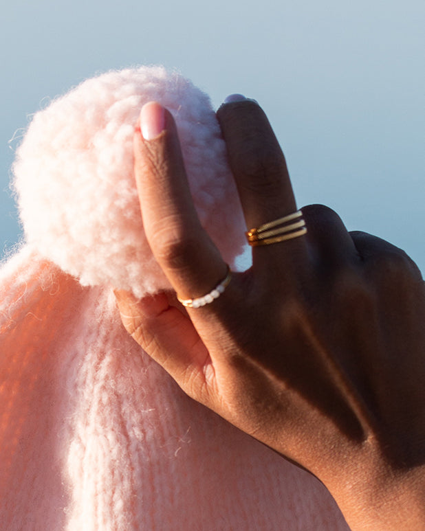 gauhart bijoux bagues or pavani triple daman jade