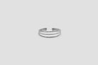 gauhart bijoux bague bansi triple fine argenté