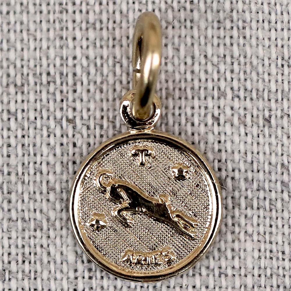 gauhart médaille pendentif astrologique signe zodiac or aries bélier