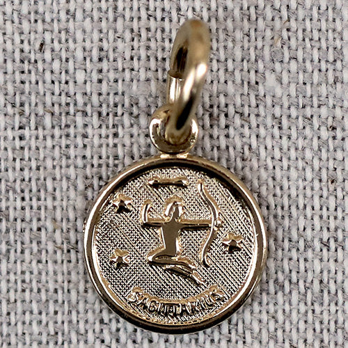 gauhart médaille pendentif astrologique signe zodiac or sagittaire sagittarius