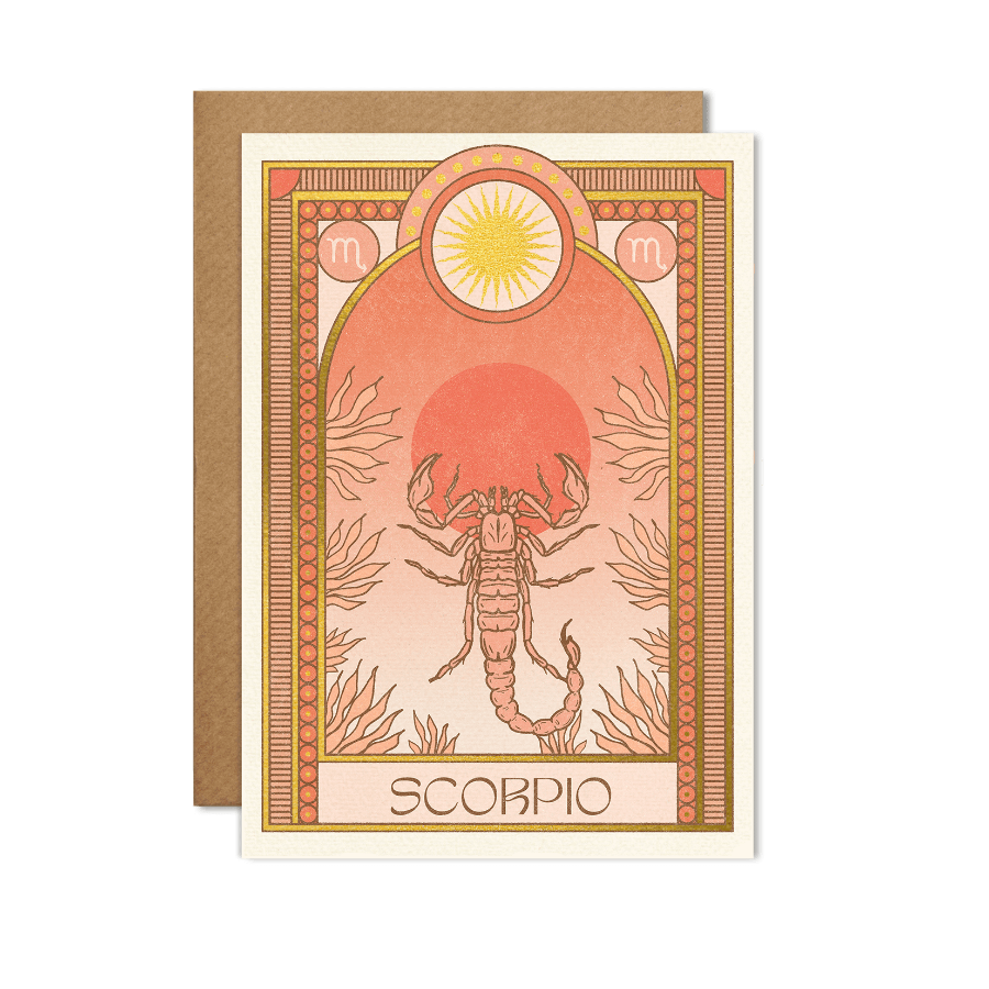 carte signe astrologique illustrée