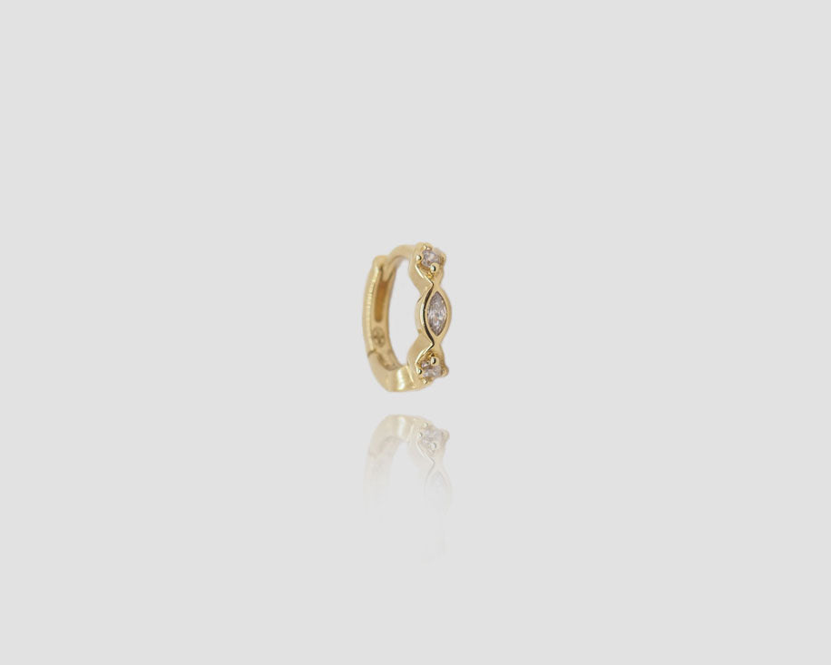 gauhart annie piercing anneau zircon placage or