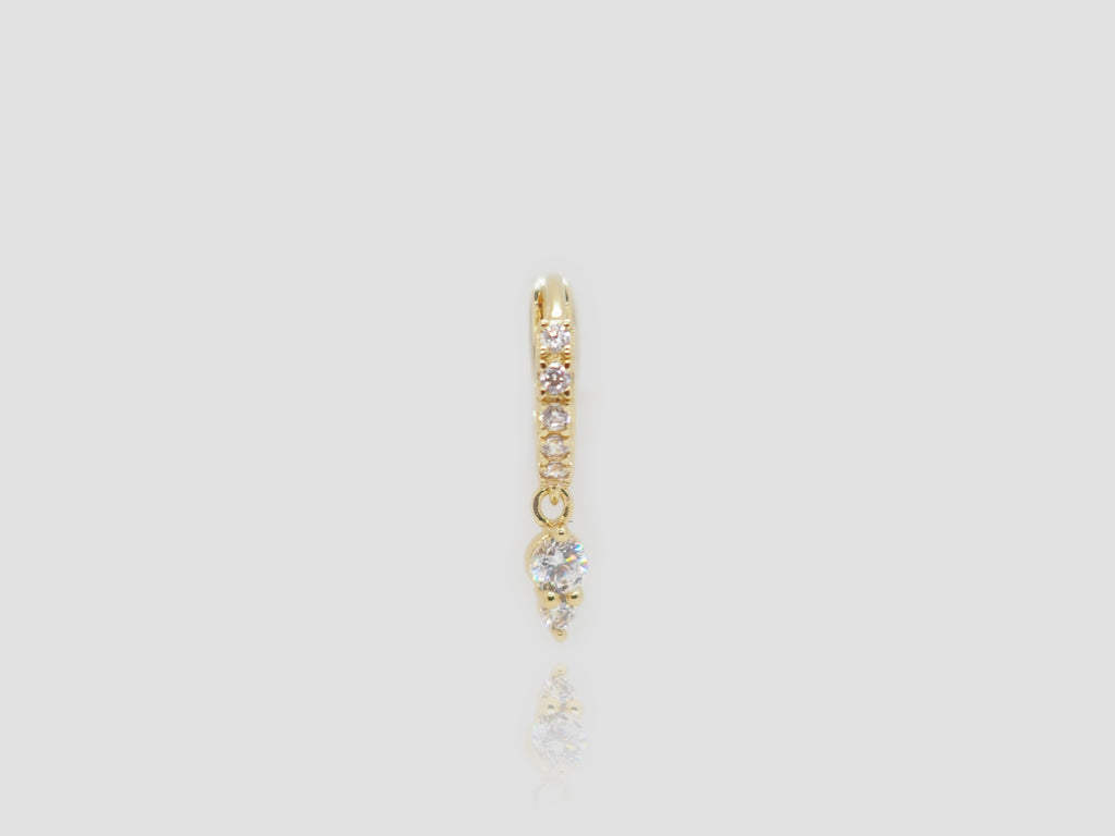gauhart aimée piercing anneau zircon placage or