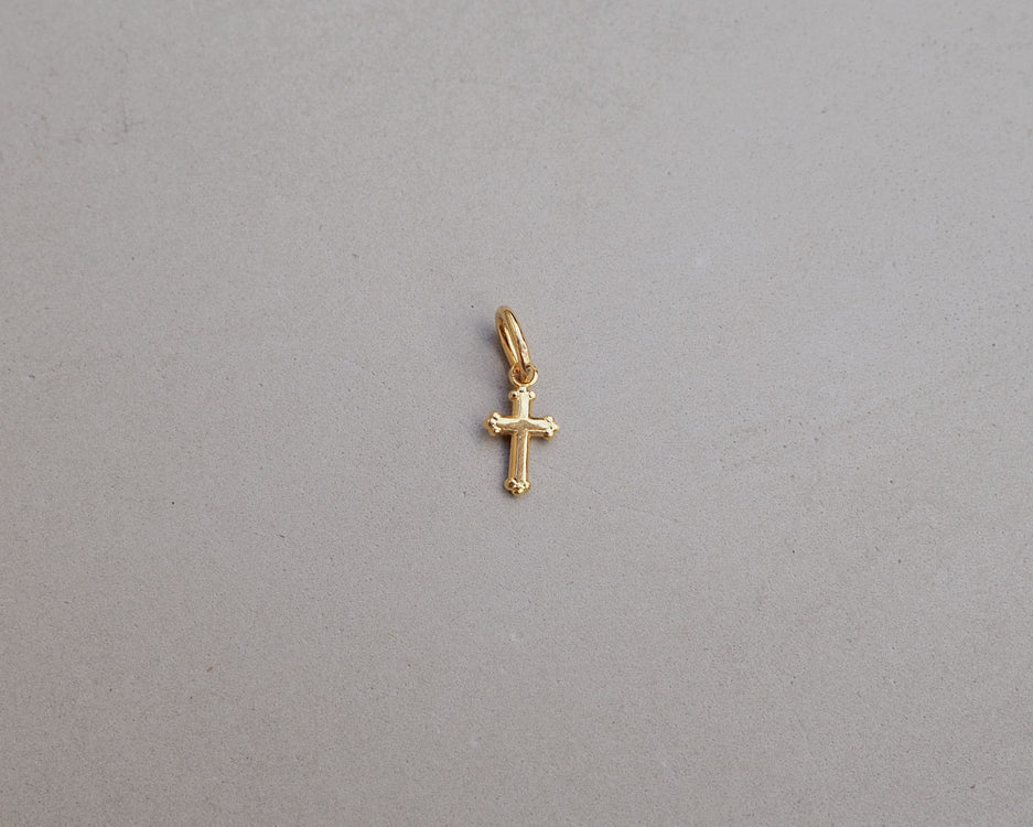 gauhart pendentif pampille croix or doré