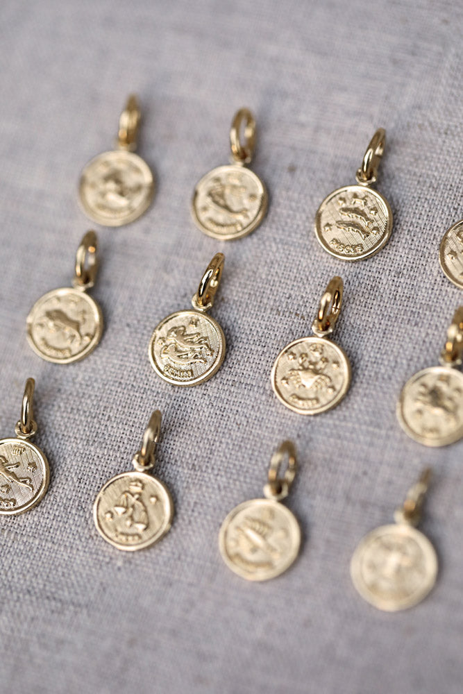 gauhart médaille pendentif astrologique signe zodiac or
