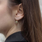 gauhart bijoux boucles d'oreilles athéna empierrées aventurine